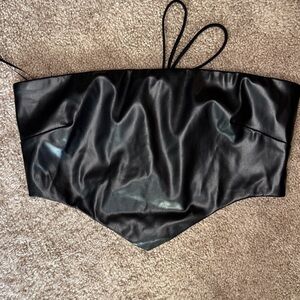 Edikted Black Strapless Top